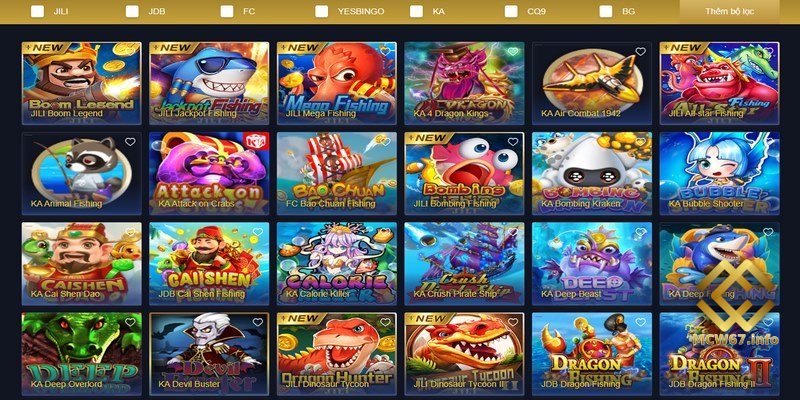 Bắn cá online và tips chuẩn hạ mọi mục tiêu nhanh chóng 1 Có nhiều lựa chọn săn cá thú vị trên trang chủ nhà cái